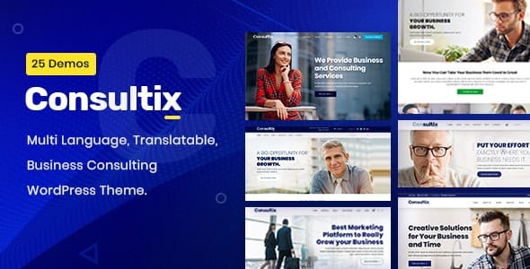 wordpress商业咨询主题Consultix v2.1.2模板Consultix – Business Consulting Wordpress Theme