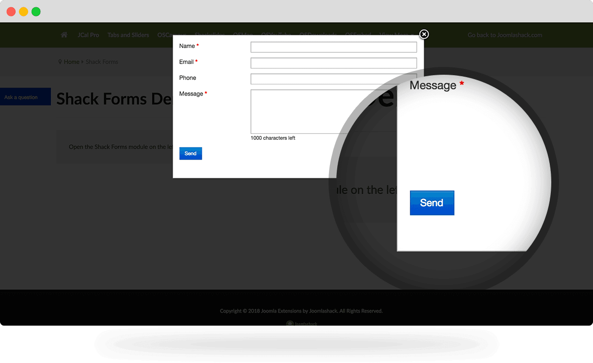 Joomla CMS简易表格表单插件Shack Forms Pro v4.0.35自定义表单 弹窗表单 可自定义字段专业高级版