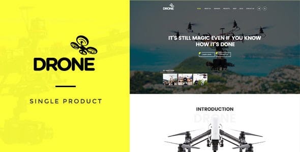 wordpress Drone v1.18单一产品主题模板Drone - Single Product Wordpress Theme WooCommerce商城商店产品商品模板主题