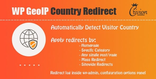 wordpress通过IP重定向 国家重定向插件WP GeoIP Country Redirect v3.2