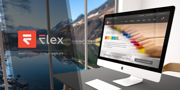 Joomla多用途主题模板FLEX v3.8.3可以适合您正在构建的任何类型的网站 电子商务 博客 摄影 公司企业网站