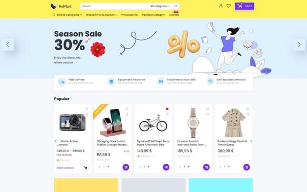 REHub v19.7.5-价格比较商业社区独立站模板 电子商务交易网站行业WooCommerce跨境电商解决方案Wordpress主题