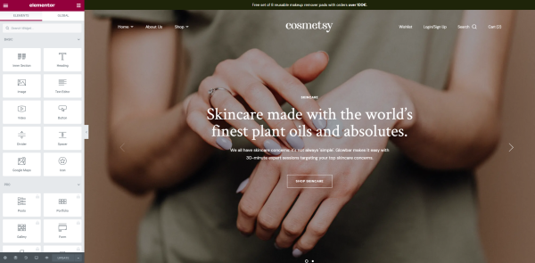 Cosmetsy v1.8.9美容化妆品店行业跨境电商独立站模板WordPress WooCommerce主题