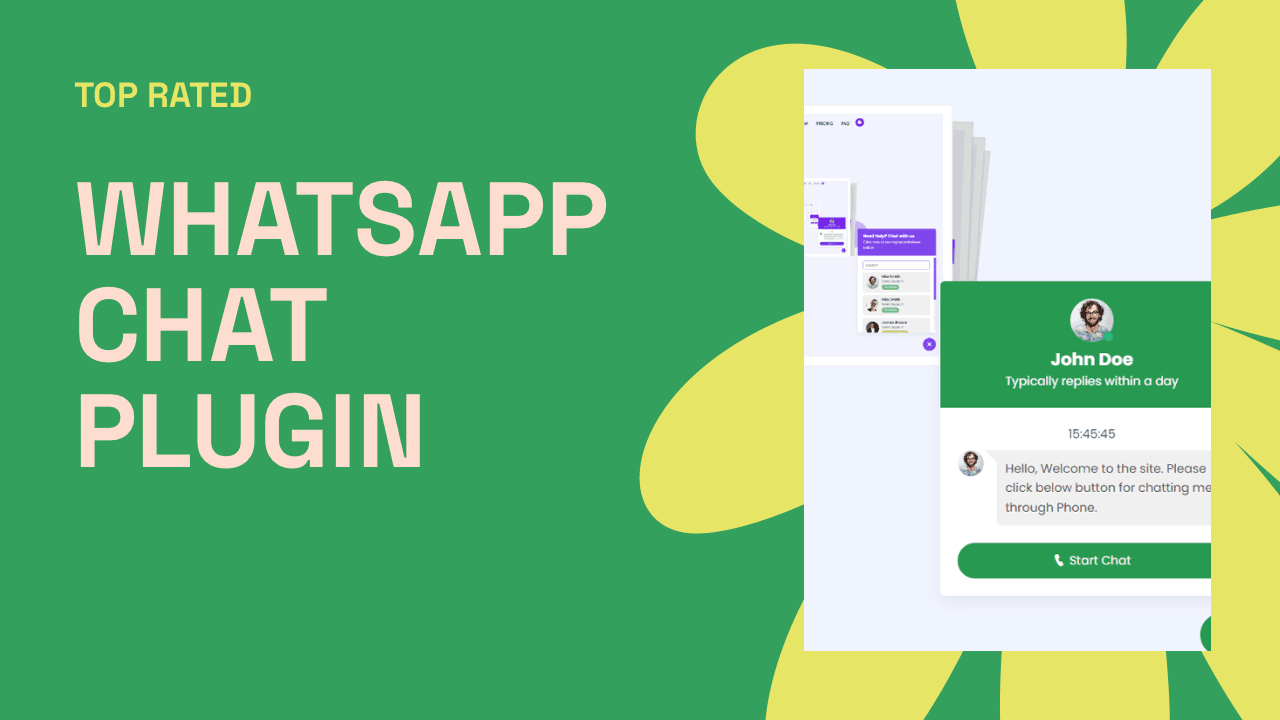 WhatsApp Chat PRO v7.3.2社交聊天Wordpress插件 在线客服留言使用WhatApp插件直接与用户对话提升客户服务-1