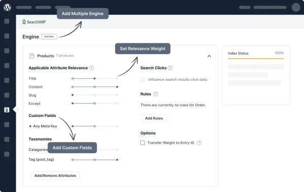 SearchWP v4.3.17 - WordPress 搜索插件 自定义搜索实时 Ajax即时搜索 外贸跨境电商独立站商城WooCommerce插件