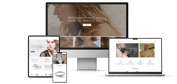 Lumilux v1.0.4 珠宝和配饰 WooCommerce 主题 跨境电商独立站商城模板时尚装饰品、珠宝产品行业购物网站WordPress模板