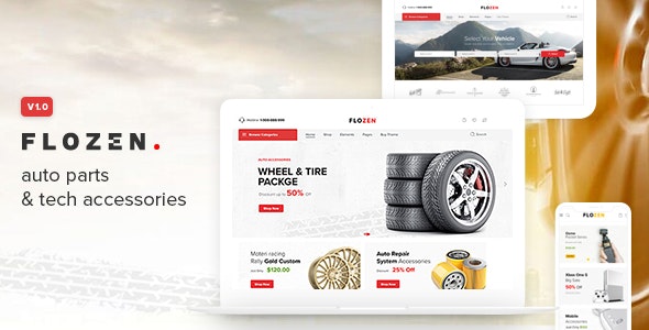 Flozen v1.4.8 - WooCommerce AJAX WordPress 主题 电子商务交易网站行业WooCommerce跨境电商解决方案Wordpress主题