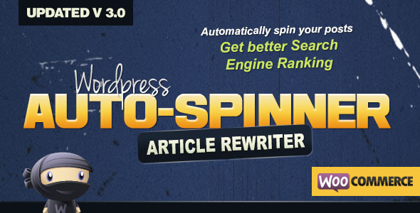 Wordpress Auto Spinner v3.23.1 文章重写器 伪原创工具